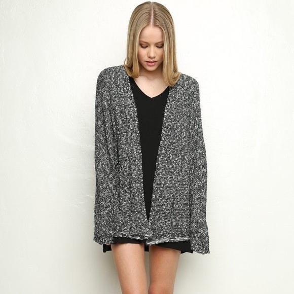 brandy melville grey cardigan